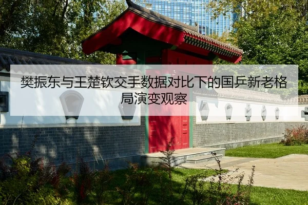 樊振东与王楚钦交手数据对比下的国乒新老格局演变观察
